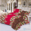 Bed Linen Zip Wholesale Bed Sheet Gold Print Fabric 100% Polyester