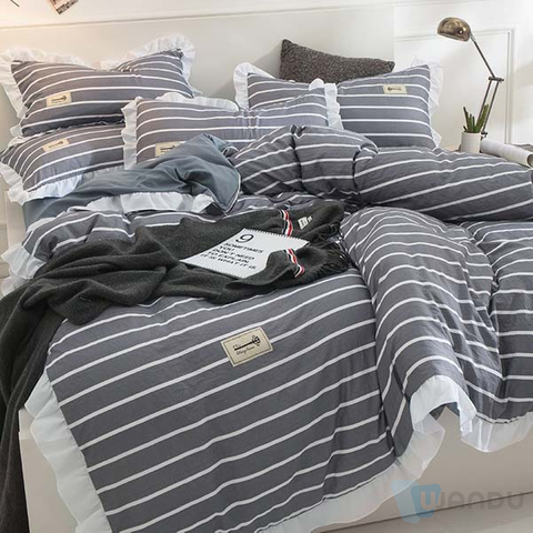 Custom Cover Comforter Bed Cover Sheet Home Textile Cute Bedding Set 100% Polyester