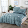 European Style Floral Pattern Four Piece Bedding Set Skin-Friendly Flower Print Bedding Set
