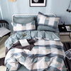 Cute Flower 4pcs Flannel Sheets Sets Velvet Duvet Cover Polyester Warm Winter Pink Bedding Set