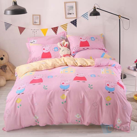 Factory Price Printed Polyester Microfiber Fabric Cute Pattern Woven Polyester Fabric For Home Textile