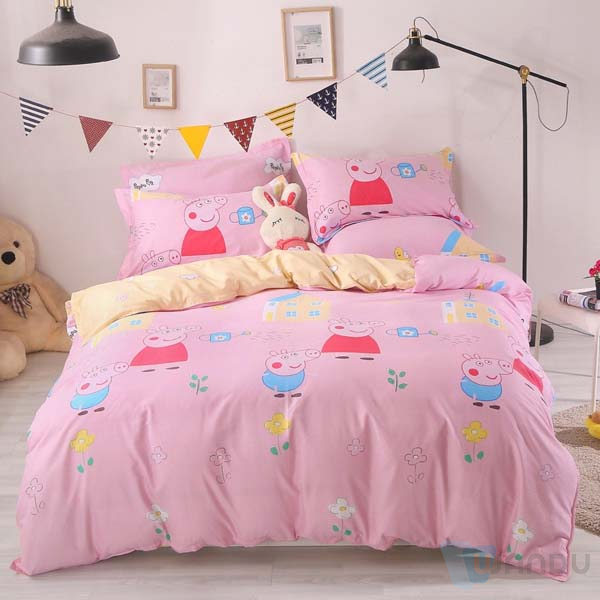 Factory Price Printed Polyester Microfiber Fabric Cute Pattern Woven Polyester Fabric For Home Textile