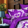 Cute Home Quilt Cover Bedding Set Printing Skin-Friendly 4-piece Cover Quilt Cover Set