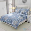 4 Pcs Polyester Microfiber Duvet Cover Set Home King Size Bedding Set Bed Sheet