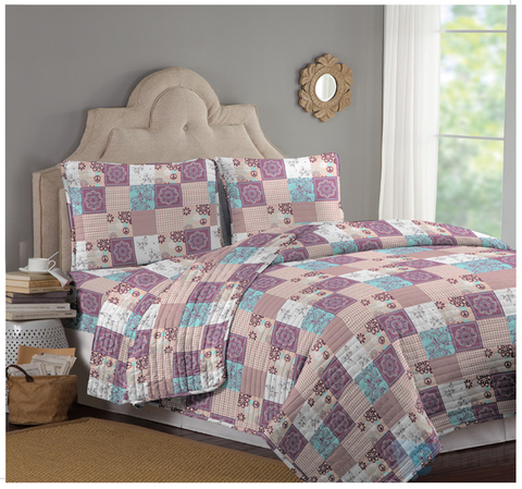100% Polyester Fabric Bedding Material Floral Printed Fabrics