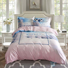 Disperse Or Pigment Printing 4 Pieces Home Bedding Set Bed Sheet Set Luxury