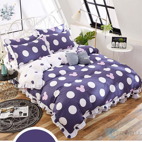Raw Material for Polyester Yarn Four Seasons Bed Sheets Wedding Decor Fabric