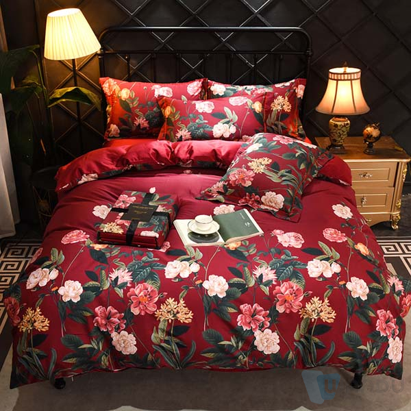 Polyester Material in Chinese Calico Bedsheet Manufactured And Exported by Chinese Textile Factory