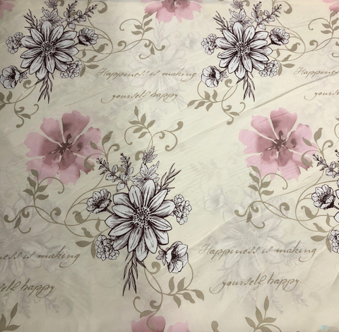 High Quality Printed 3D Big Flower Fabric Bed Cover Bedding Bed Sheet Fabric Microfiber
