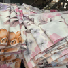 Wholesale Soft Stripe Fabric Printing BedSheet Pillowcase Bedding Home Textile Fabric