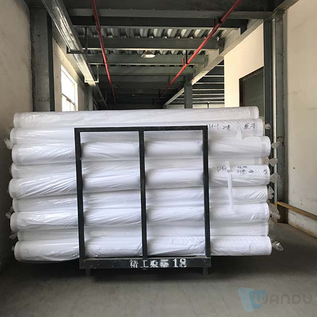 Polyester Pongee Fabric for Hotel Bedsheets White Fabric