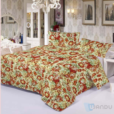 5ft Bed Linen Flower Designs Fabric Painting Polyester-7 (and) Neopentyl Glycol Diheptanoate