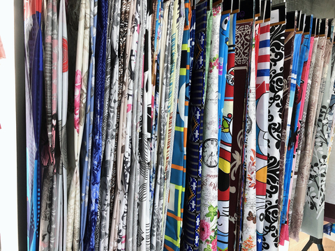 100% Polyester BedSheet Printed Fabrics Brushed Pigment Printed Microfiber Fabric In Rolls