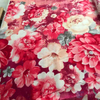 High Quality 100% Polyester Bed Sheet Fabric Flower Printed Microfiber Plaid Bedsheet Fabric In Roll