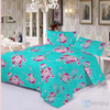 Wholesale Luxury 100% Polyester King Size Bedsheet Bedding Set Yellow Pink Blue Soft Touch Comforter Sets Bedding