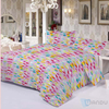 Polyester Bed Sheet Fabric Wholesale Microfiber Brush Print Fabric For Making Bedding Set