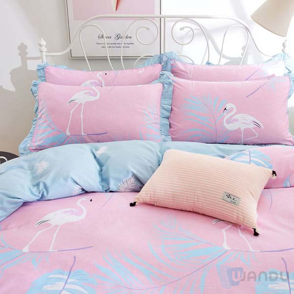 Polyester Material in Hindi Boat Printed Bedding Set Polyester Fabric 100GSM for Bedsheets