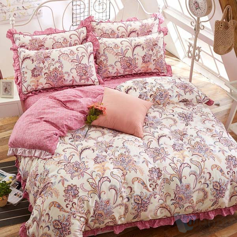 Polyester Material Vs Nylon Disperse Printing Polyester 85GSM Flower Design Fabric Deep Color To Iran Country