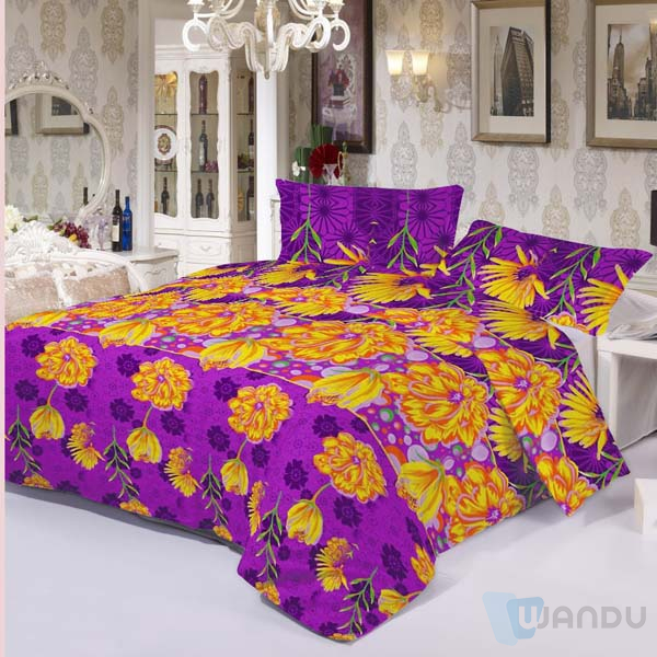 Polyester fabric bed sheets China wholesalers export