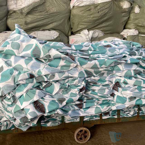 Polyester Cord Screen Printing Tropical Print Fabric And Playing Card Print Fabric for Chair Cover