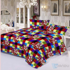 Baby Fitted Crib Sheets Printed Polyester Fabric, Solid Color Fabric, Bleached Fabric