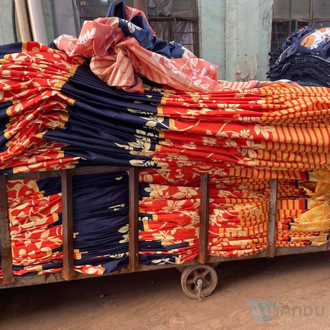 2 Polyester Webbing Designs Screen Printing Fabric for Christmas Bedding Fabric
