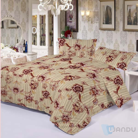 Made in China Polyester Microfiber Bed Sheet Fabric Roll Custom Home Textiles Bedding Fabric Printing