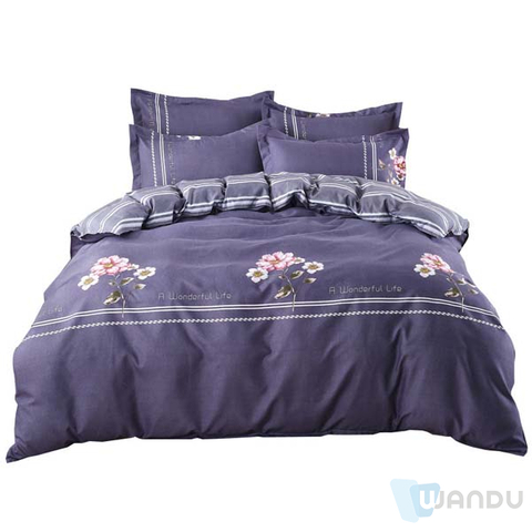 Material Polyester Fiber Christmas Design on Polyester Bedding Sets Fabric for European And American Countries