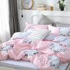 Material Polyester Kleidung Printed Fabrics, Paint Printing, 100% Polyester Fabric Bedsheet Wholesale Export