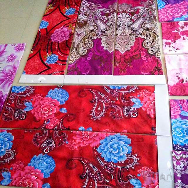 China Changxing Wandu Textile Wholesale Bedding Floral Printed Fabric Custom Home Textile Material Fabric
