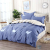 New Design Two Color Luxury Bedroom Queen King Size Bed Duvet Cover Set Sheet Red Bedding Set