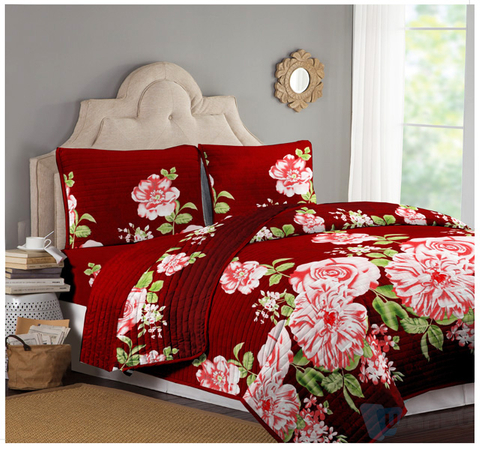 2021 New Bedding Set Bed Sheets Retro Printing Bedding Set