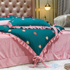Custom Design 100% Polyester Fabric Twill Or Plain Soft Floral Printed Fabrics For Bedsheet