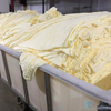 Indian Cut Work Polyester Bedspread White Fabric Bed Sheet Materials