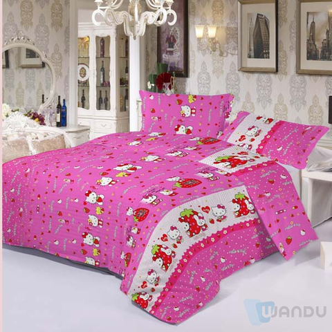 Cotton Fabric Vietnam Peach Skin Fabric South Africa Bed Sheet Fabric