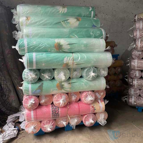 Polyester R Value Per Inch Quilt Batting by The Roll Printing Foam Fabric And Mattress Fabric