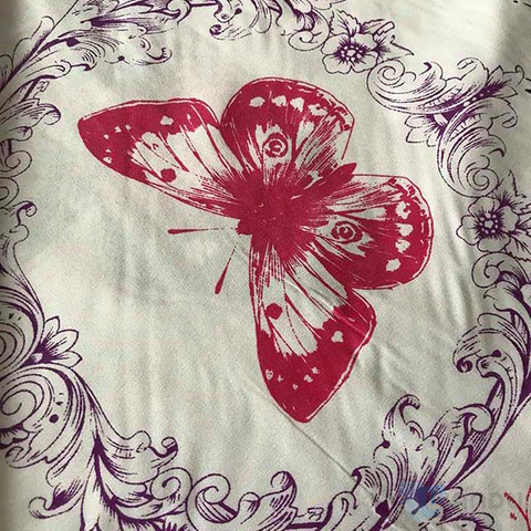 A Peacock Print Fabric Cheep Fabric