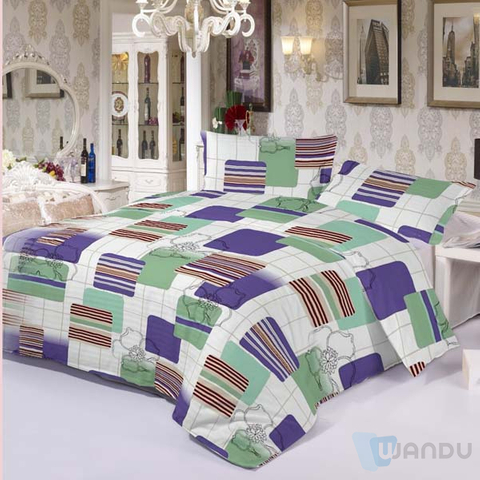  Cover Set Bed Sheet Fabric Roll 100% Polyester Fabrics Custom Bedding Fabrics Printing 