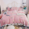 High Quality 100% Polyester Microfiber Bedding Home Bedsheets Bedding Sets Fabric 