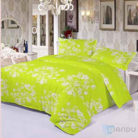Pure color fabric, embossed fabric, four-piece suit for hotels, hospitals, etc.
