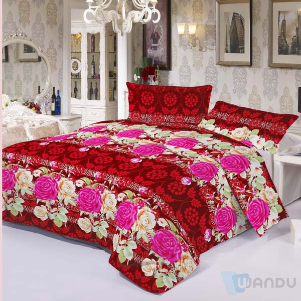 Large bed linen fabric, hotel double bed, polyester fabric
