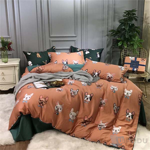 Wall-e Cotton Fabric National Characteristic Design, All Polyester Textile, Used As A Four-piece Bed Sheet