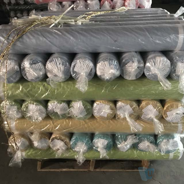 Bamboo Print Fabric Wash Cotton Polyester Bed Sheet Materials Dyed Fabric Rolls