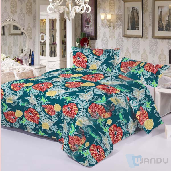 Wholesale Bed Sheet Polyester Fabric Textile Fabric, Used for Bed Sheets, Bed Covers, Chair Covers, Curtains,