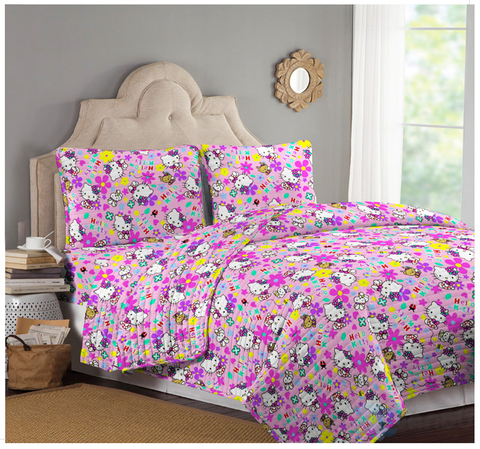 Super Soft Cartoon Cute Kids Bedding Set 2021 New Design Microfiber Cover For Child