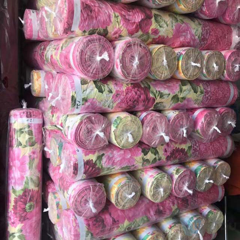 Changxing Factory Custom Design Polyester Flower Print Music Note Bedsheet Fabric