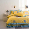 Cheap Bed Sheet Brush Print Fabric Soft 100% Polyester Microfiber Fabric