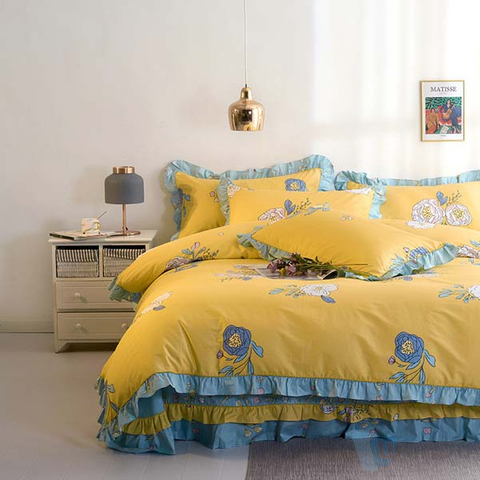 Cheap Bed Sheet Brush Print Fabric Soft 100% Polyester Microfiber Fabric