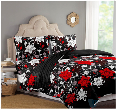 Cheap Twin Or Queen Or King 100% Polyester Home Hotel Bedding Set
