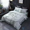 4-h Cotton Fabric Four-piece Bed Sheet Fabric Polyester Fabric